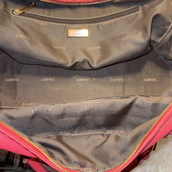 Loewe Amazona 36 Leather Handbag used condition pink - Picture 14 of 17